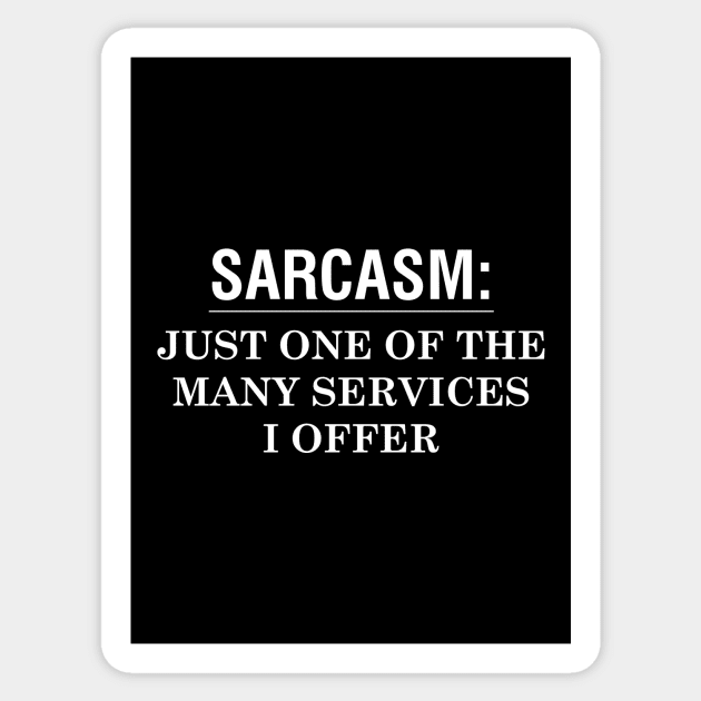 Sarcasm Sticker by YiannisTees